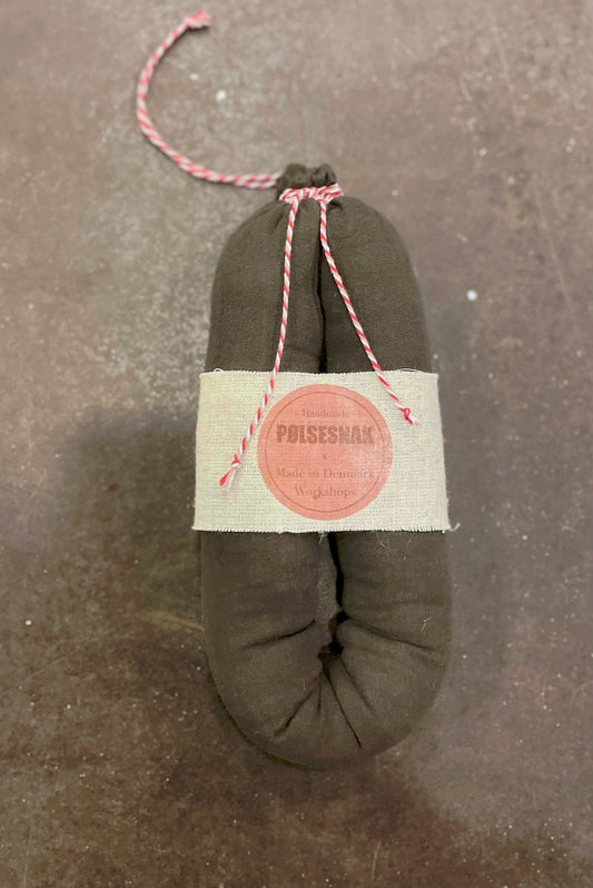 Sortfodschorizo pølse i stof