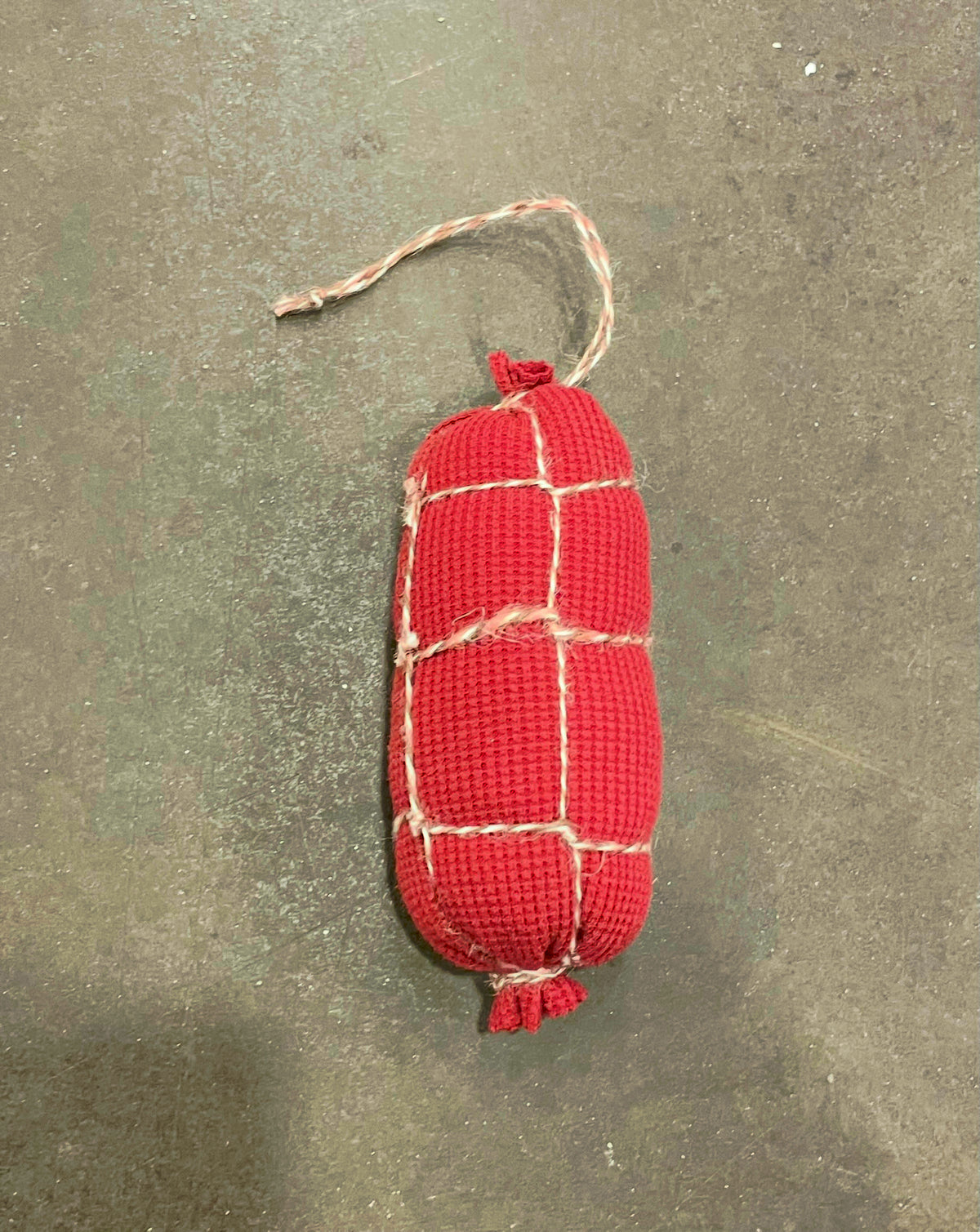 Salami strikket pølse
