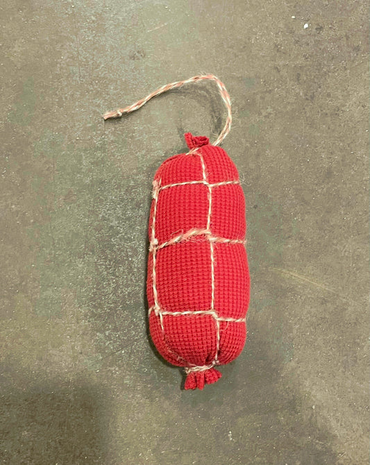 Salami strikket pølse
